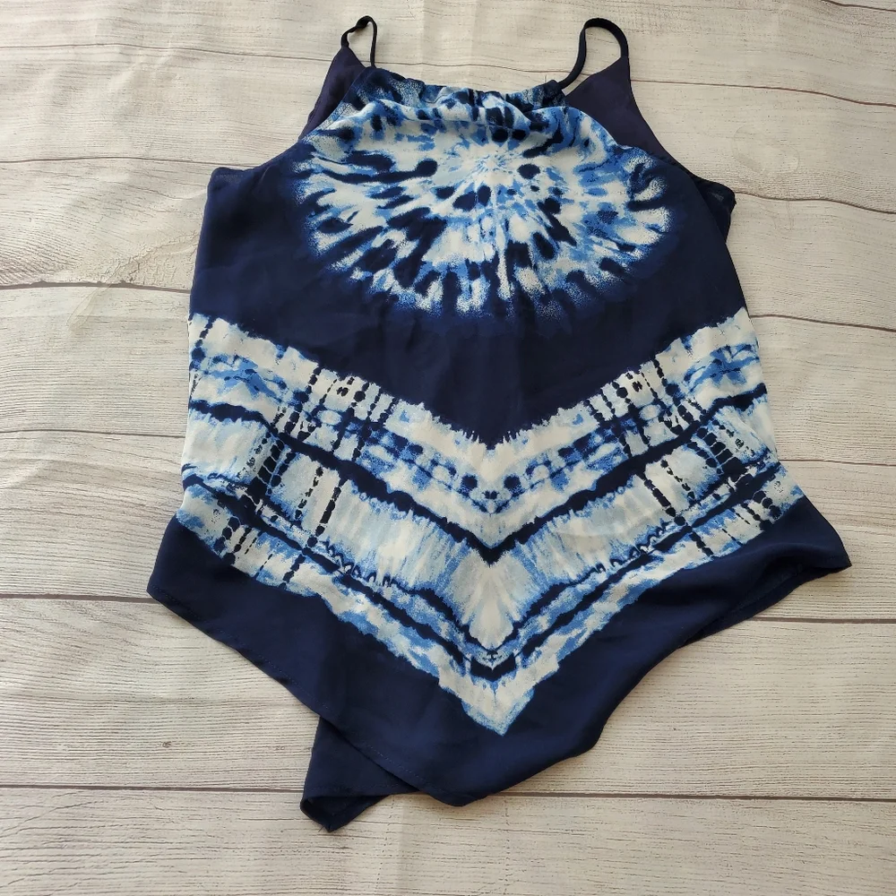 A. Byer flowy tie dye tank top. Size medium. - Picture 8 of 8
